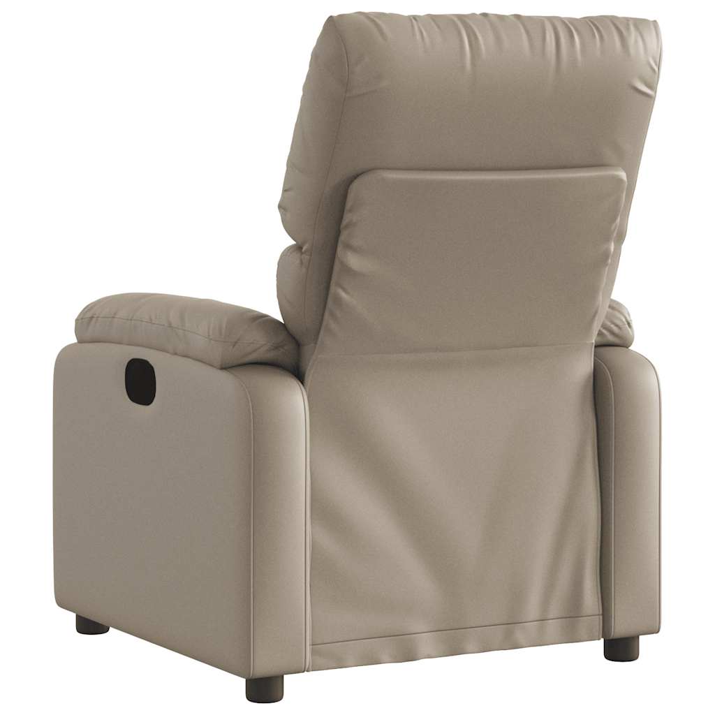 massagestol kunstlæder cappuccino