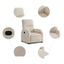 lænestol mikrofiberstof beige
