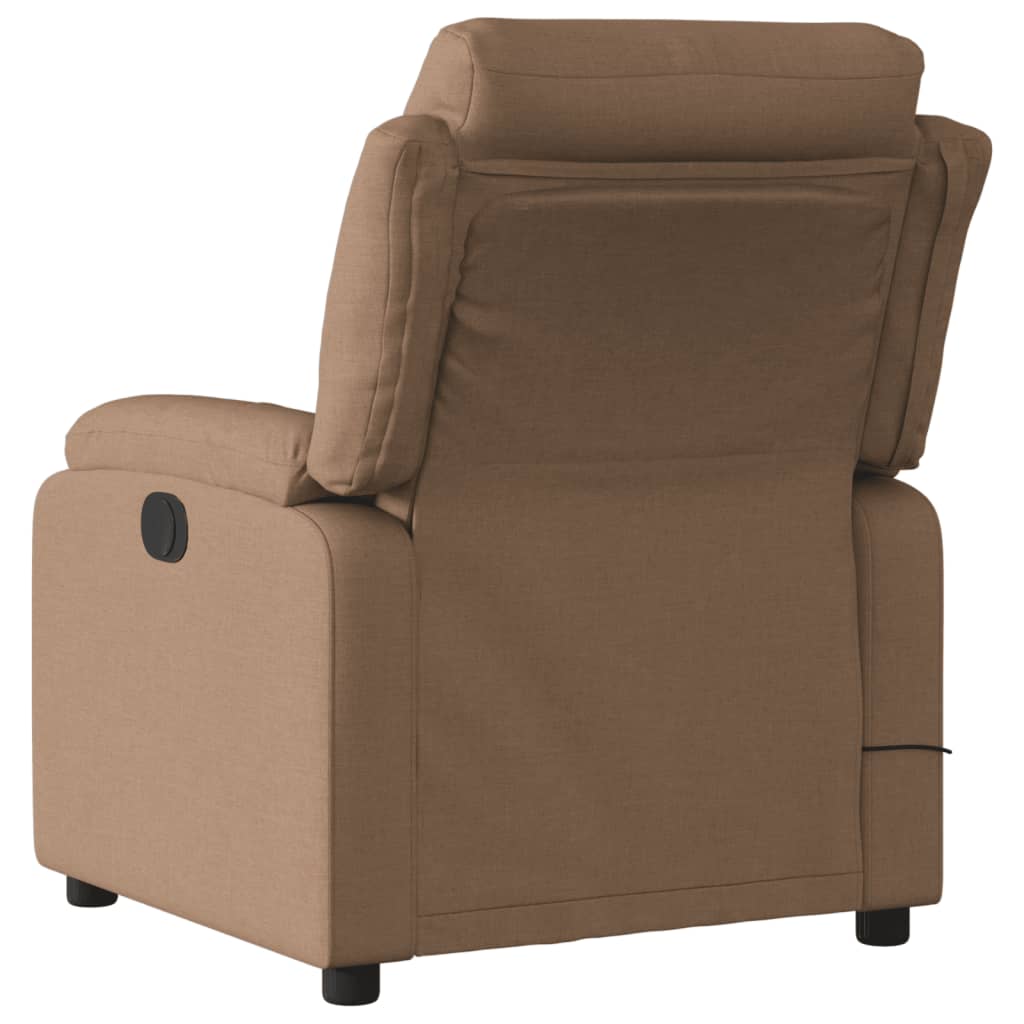 massagestol stof brun