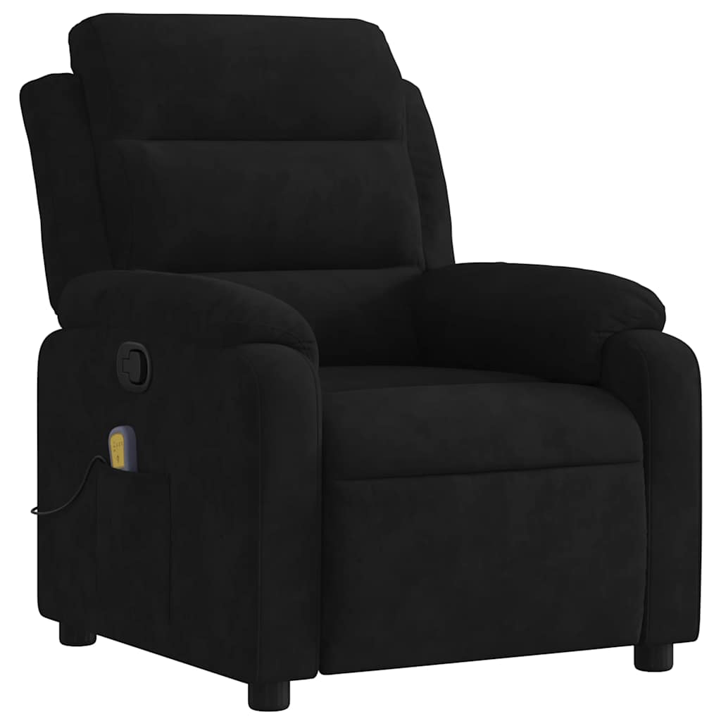 massagestol velour sort