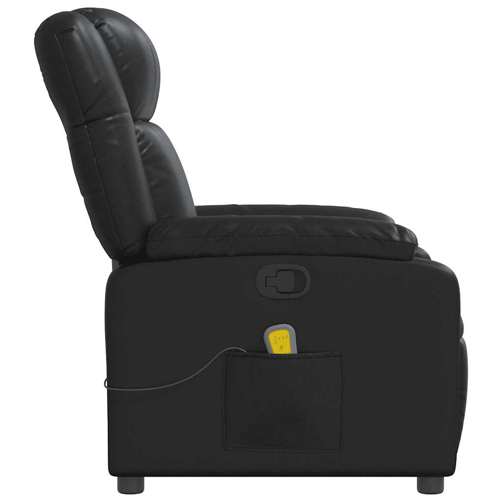 massagestol kunstlæder sort