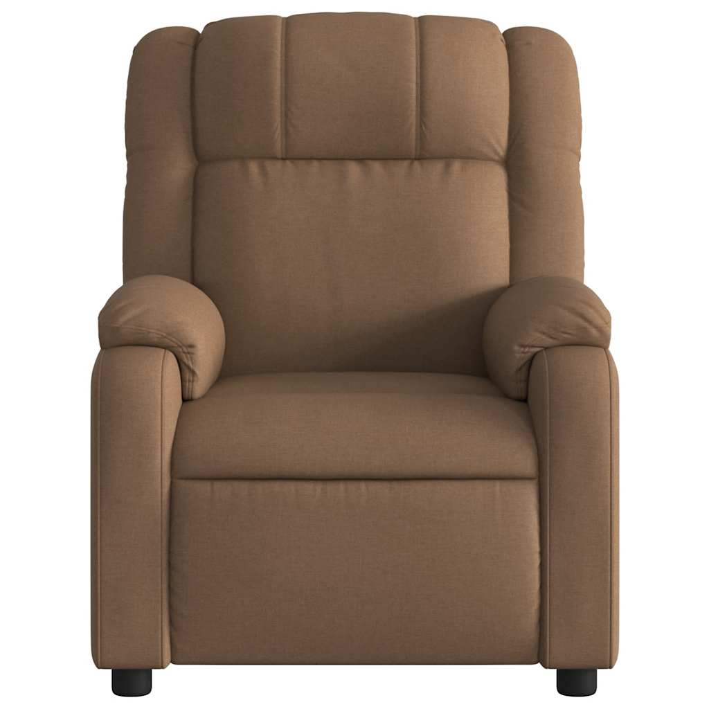 massagestol stof brun