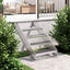 trappetrin 60x24x7 cm trinrist galvaniseret stål