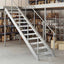 trappetrin 80x24x7 cm trinrist galvaniseret stål