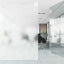 vinduesfolie PVC matteret hvid