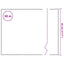 vinduesfolie stribet PVC matteret