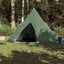 4-personers campingtelt vandtæt grøn