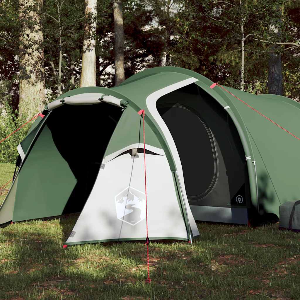3-personers campingtelt vandtæt grøn billede