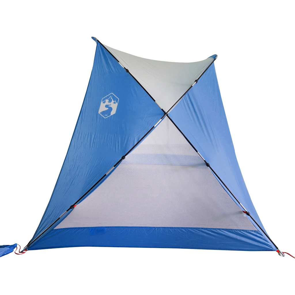 strandtelt 274x178x170/148 cm 185T polyester azurblå
