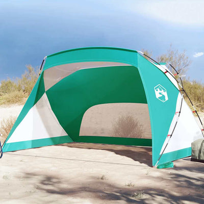 strandtelt 274x178x170/148 cm 185T polyester havgrøn