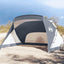 strandtelt 274x178x170/148 cm 185T polyester grå