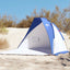 strandtelt 268x223x125 cm 185T polyester azurblå
