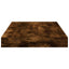 væghylder 4 stk. 40x10x1,5 cm konstrueret træ røget egetræ