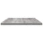 væghylder 4 stk. 60x20x1,5 cm konstrueret træ grå sonoma-eg