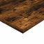væghylder 4 stk. 60x30x1,5 cm konstrueret træ røget egetræ
