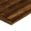 væghylder 4 stk. 80x50x1,5 cm konstrueret træ røget egetræ