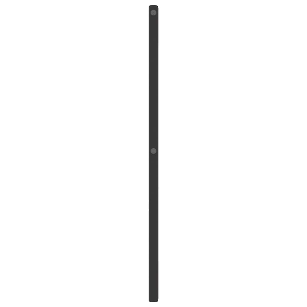 udskiftningsgavl 75 cm metal sort