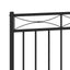 udskiftningsgavl 75 cm metal sort