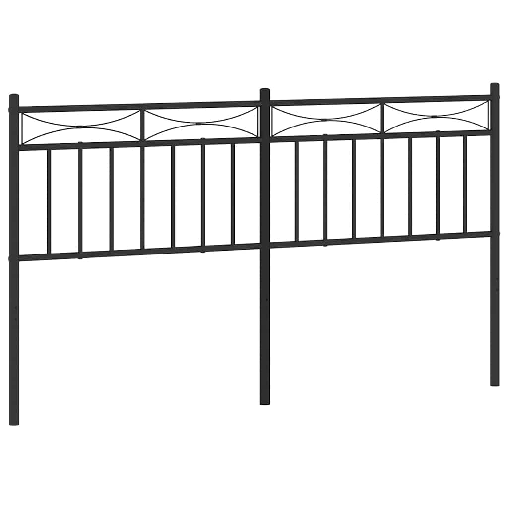 udskiftningsgavl 150 cm metal sort