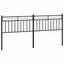 udskiftningsgavl 180 cm metal sort