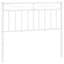 udskiftningsgavl 100 cm metal hvid