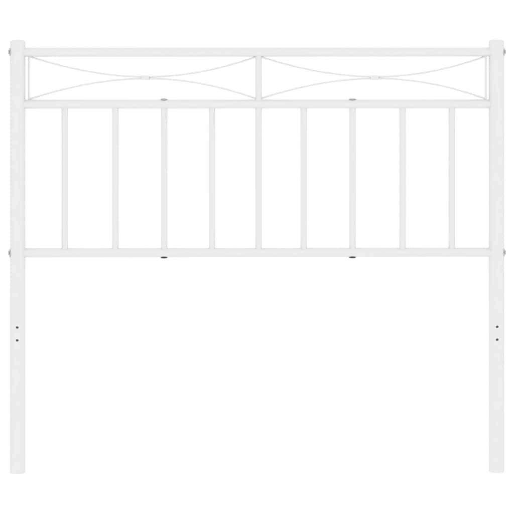 udskiftningsgavl 100 cm metal hvid