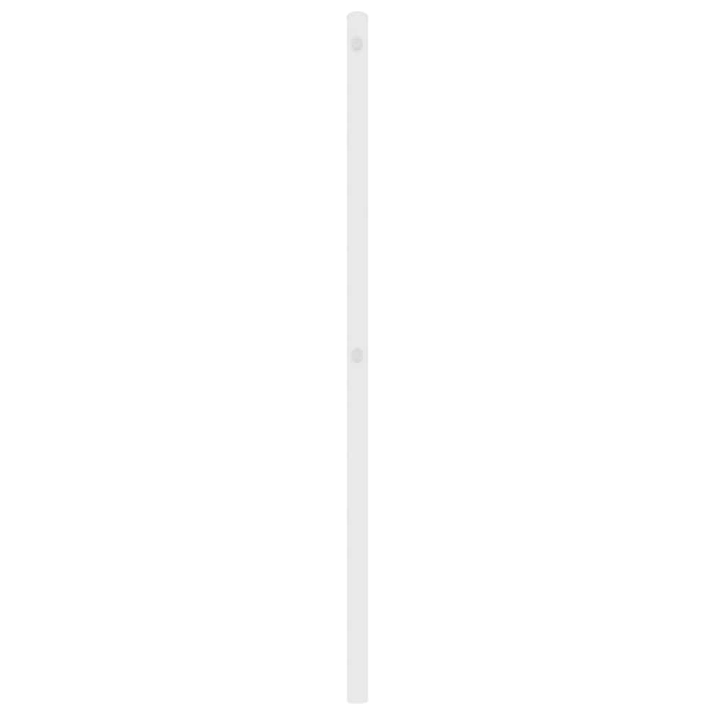udskiftningsgavl 100 cm metal hvid