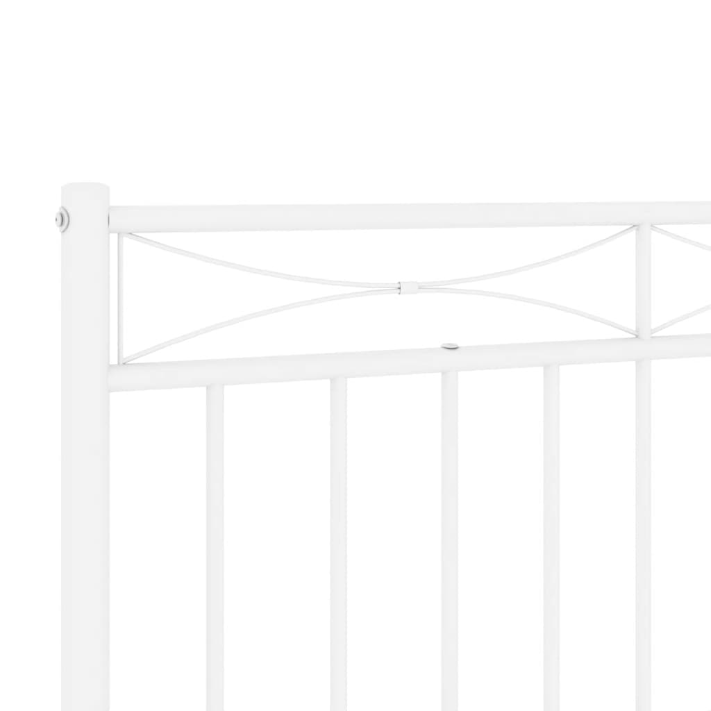 udskiftningsgavl 100 cm metal hvid