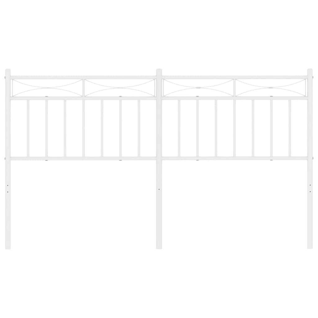 udskiftningsgavl 150 cm metal hvid