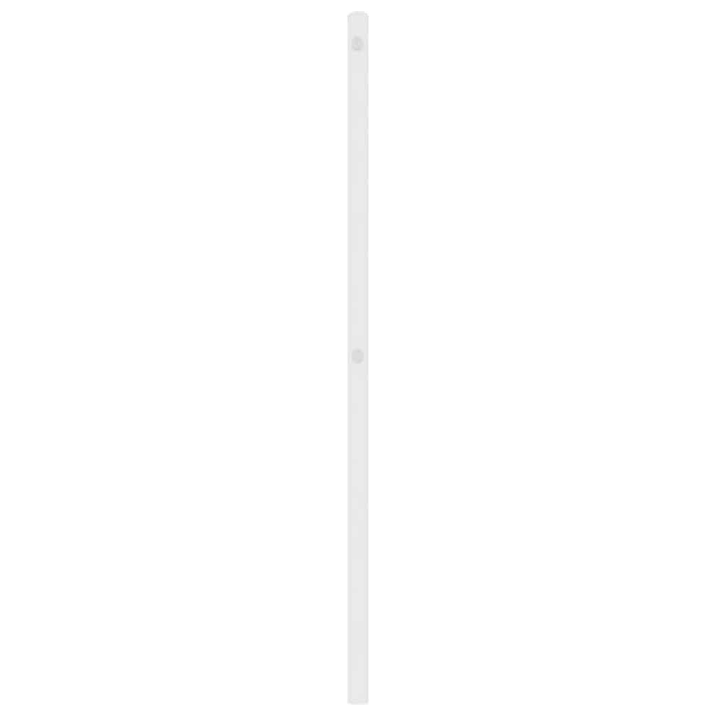 udskiftningsgavl 150 cm metal hvid