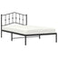 sengeramme med sengegavl 107x203 cm metal sort