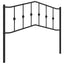 udskiftningsgavl 107 cm metal sort