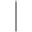 udskiftningsgavl 150 cm metal sort