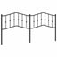 udskiftningsgavl 193 cm metal sort