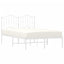 sengeramme med sengegavl 120x190 cm metal hvid