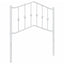 udskiftningsgavl 80 cm metal hvid