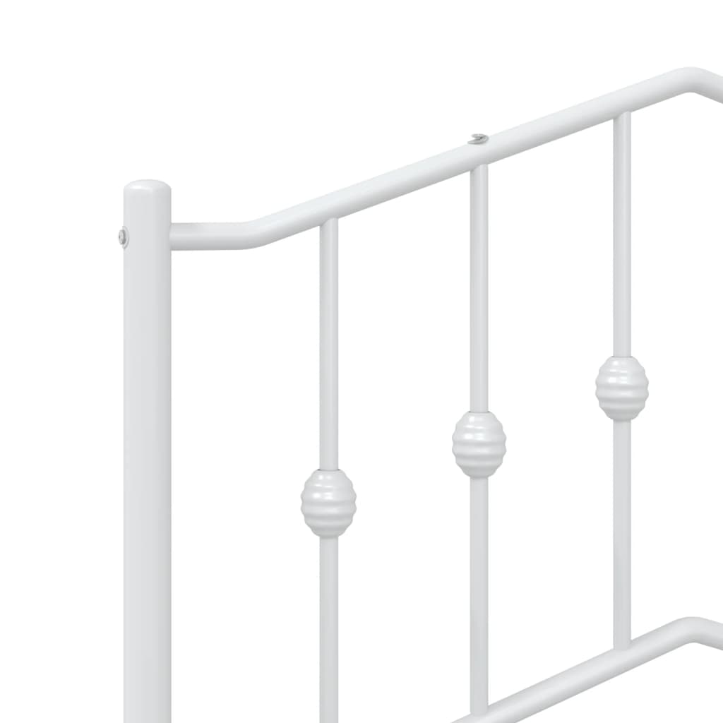 udskiftningsgavl 80 cm metal hvid