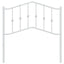 udskiftningsgavl 90 cm metal hvid