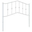 udskiftningsgavl 100 cm metal hvid