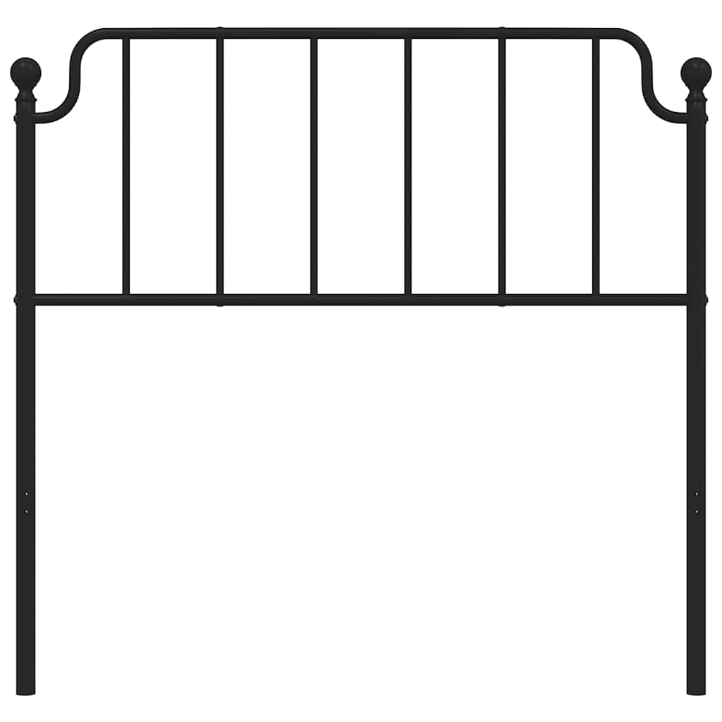 udskiftningsgavl 100 cm metal sort