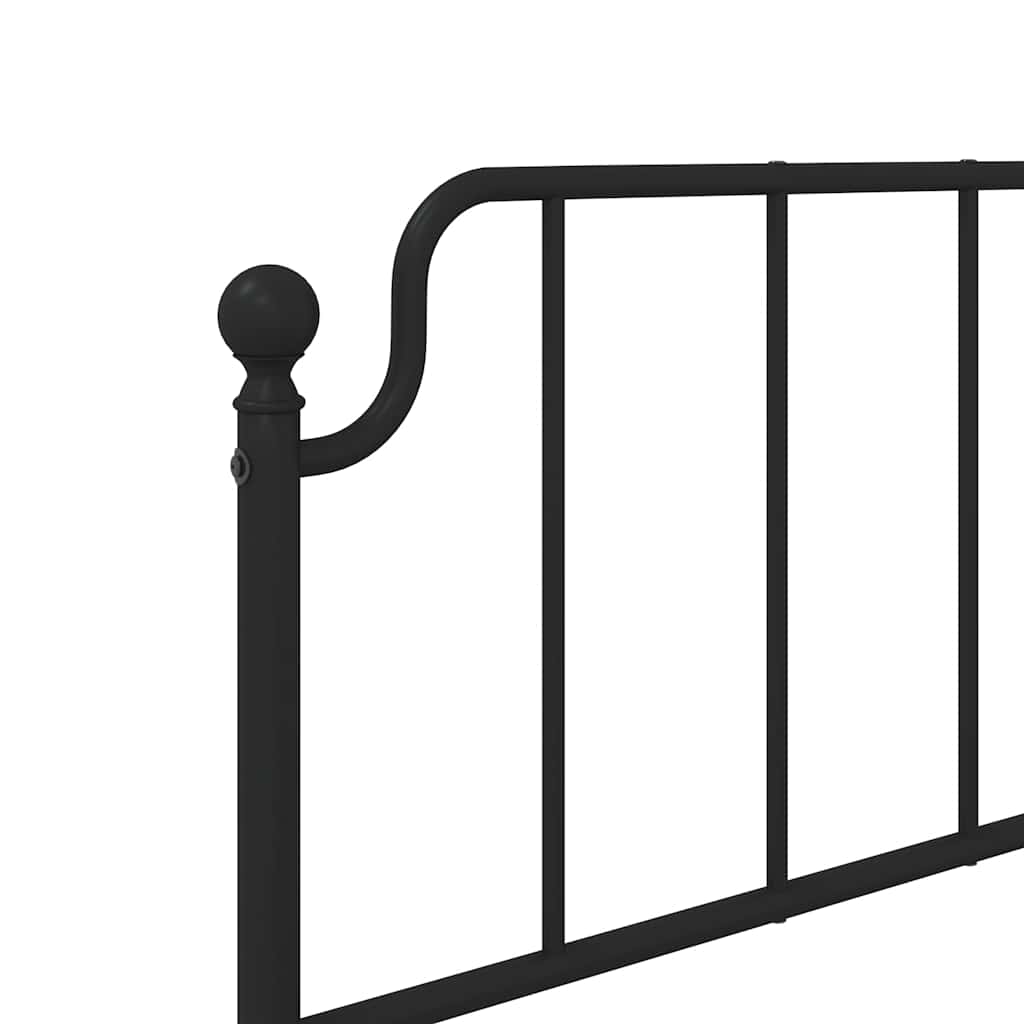 udskiftningsgavl 100 cm metal sort
