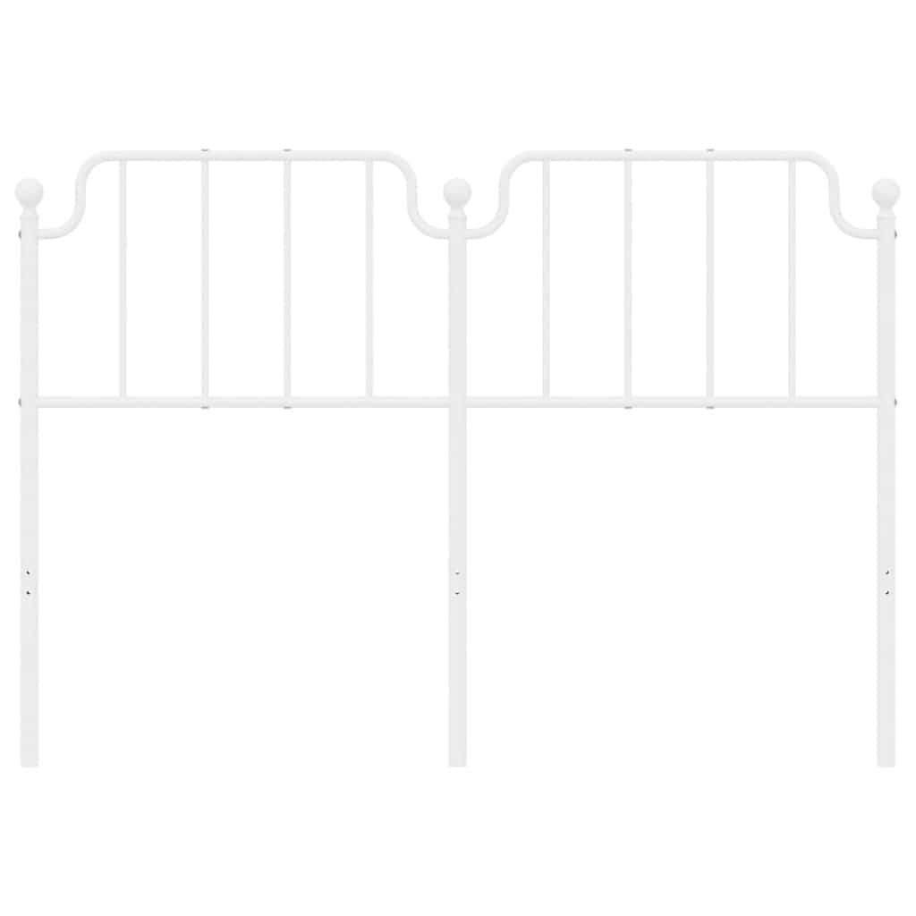 udskiftningsgavl 150 cm metal hvid