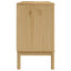 skænk FLORO 114x43x74 cm massivt fyrretræ gyldenbrun