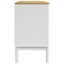 skænk FLORO 114x43x74 cm massivt fyrretræ hvid