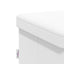 opbevaringsbænk foldbar PVC hvid