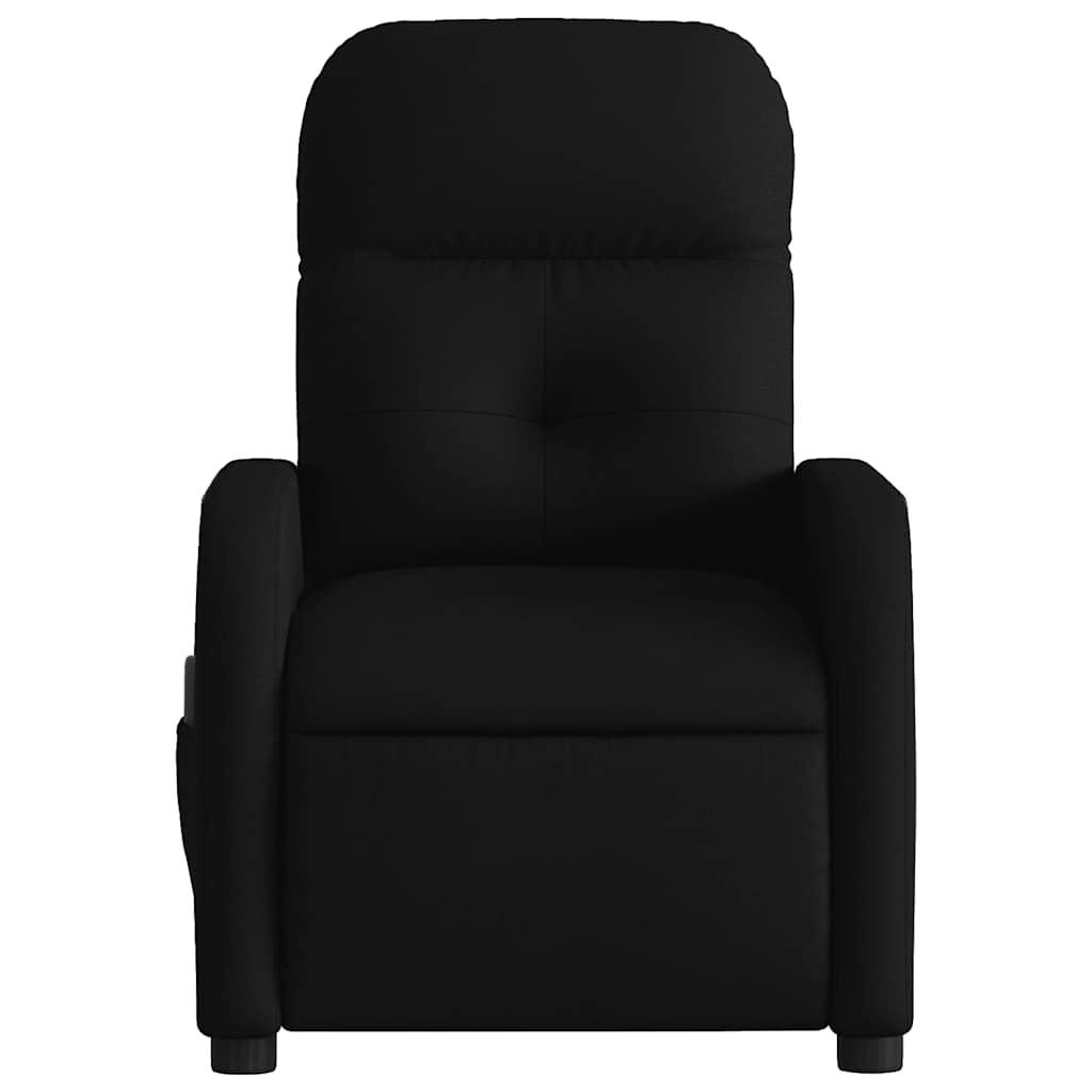 eldrevet massagestol stof sort