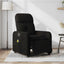 eldrevet massagestol stof sort