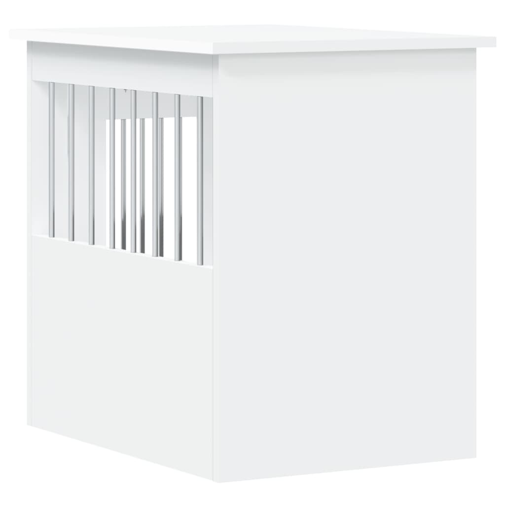 hundebur 45x62x59 cm konstrueret træ hvid
