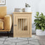 hundebur 55x80x68 cm konstrueret træ sonoma-eg