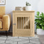 hundebur 64,5x80x71 cm konstrueret træ sonoma-eg